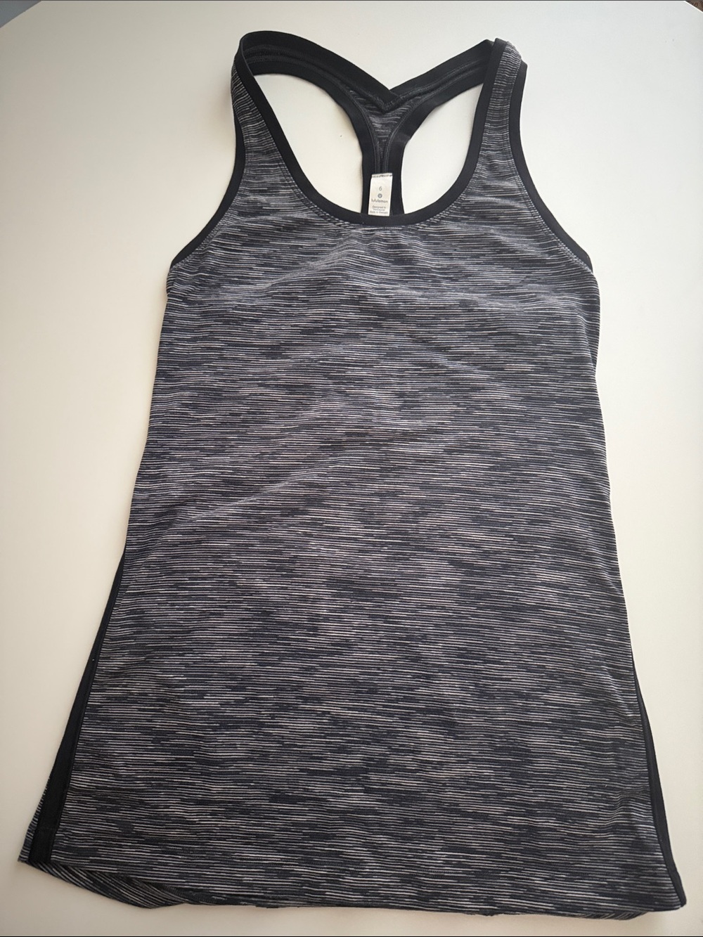 lululemon athletica Grey Space-Dye Racerback Tank